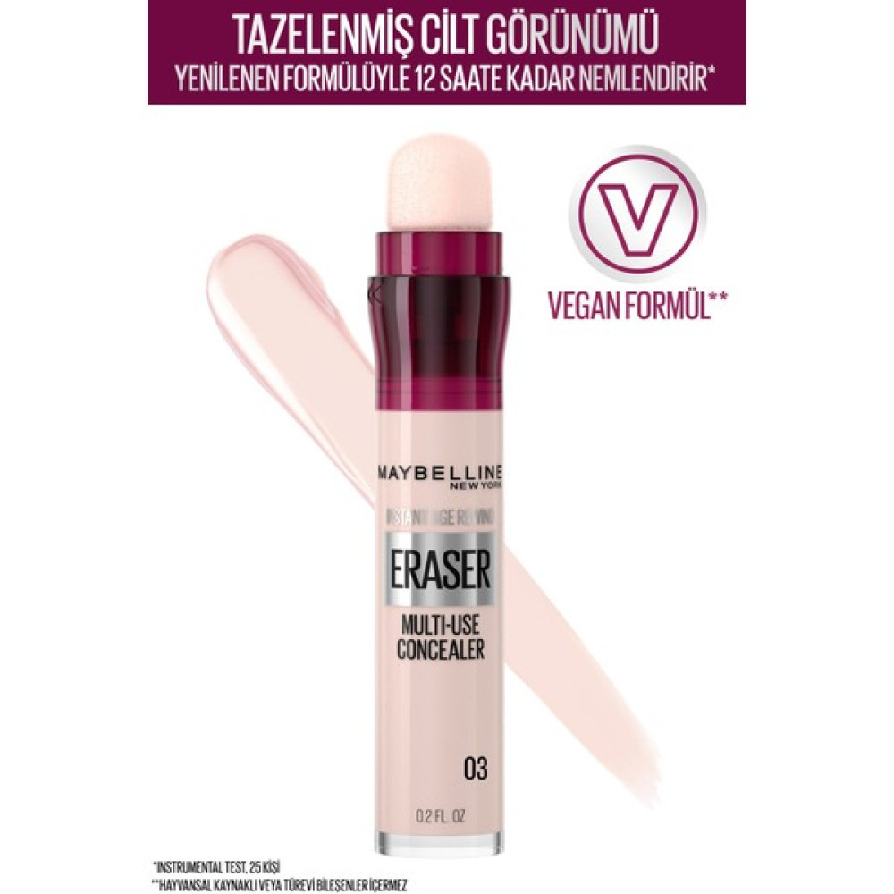 Maybelline New York Instant Anti Age Eraser Kapatıcı - 03 Fair Concealer Fiyatı
