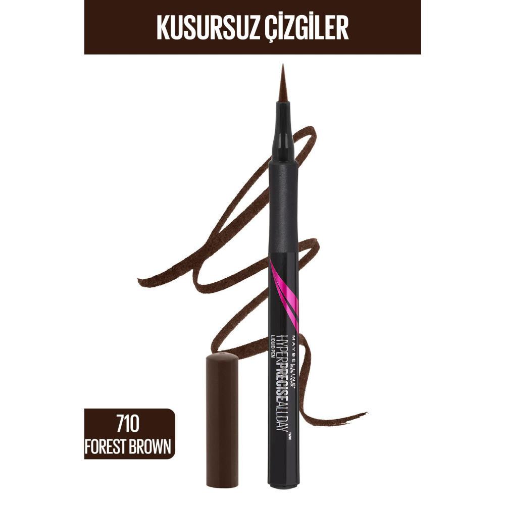Maybelline New York Kahverengi Likit Eyeliner - Hyper Precise All Day Liquid Eyeliner Brown 3600531047795 Eyeliner Fiyatı