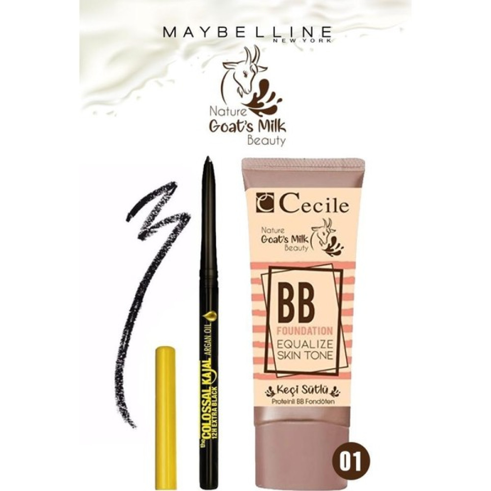Maybelline New York Maybelline Kajal Kalem Cecile Keçi Sütlü Bb 01 Makyaj Seti Göz Kalemleri Fiyatı