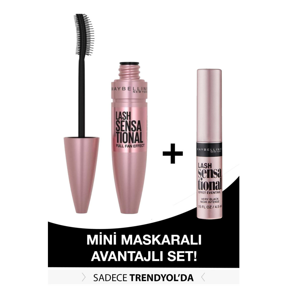 Maybelline New York Maybellıne Lash Sensatıonal Maskara + Mını Maybellıne Lash Mascara Rimeller / Maskaralar Fiyatı