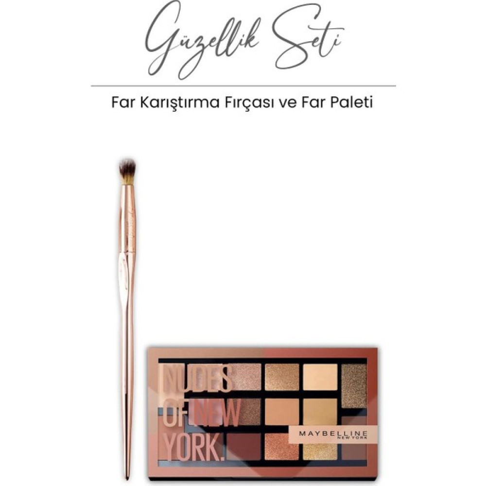 Maybelline New York Maybelline Nudes Of New York 010 Far Paleti Ve Far Karıştırma Fırçası - 1 Göz Farı Fiyatı