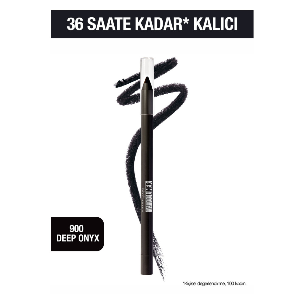 Maybelline New York Siyah Tattoo Liner Jel Göz Kalemi 900 Deep Onyx 3600531531065 Göz Kalemleri Fiyatı