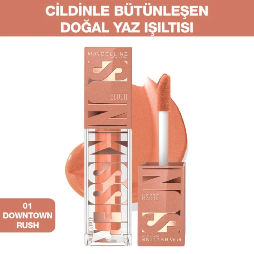 Maybelline New York Sunkisser Likit Allik- 01 Downtown Rush Allık Fiyatı