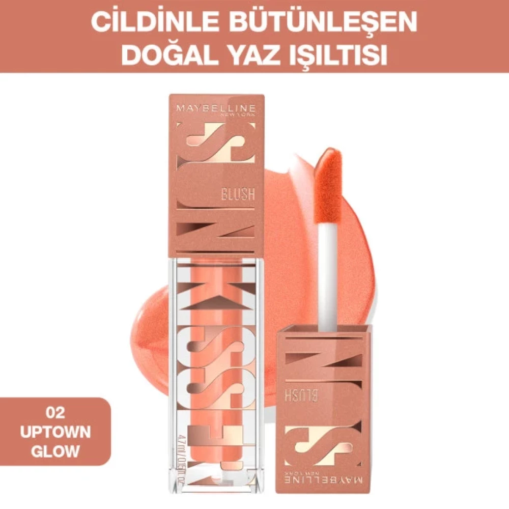 Maybelline New York Sunkisser Likit Allik- 02 Uptown Glow Allık Fiyatı