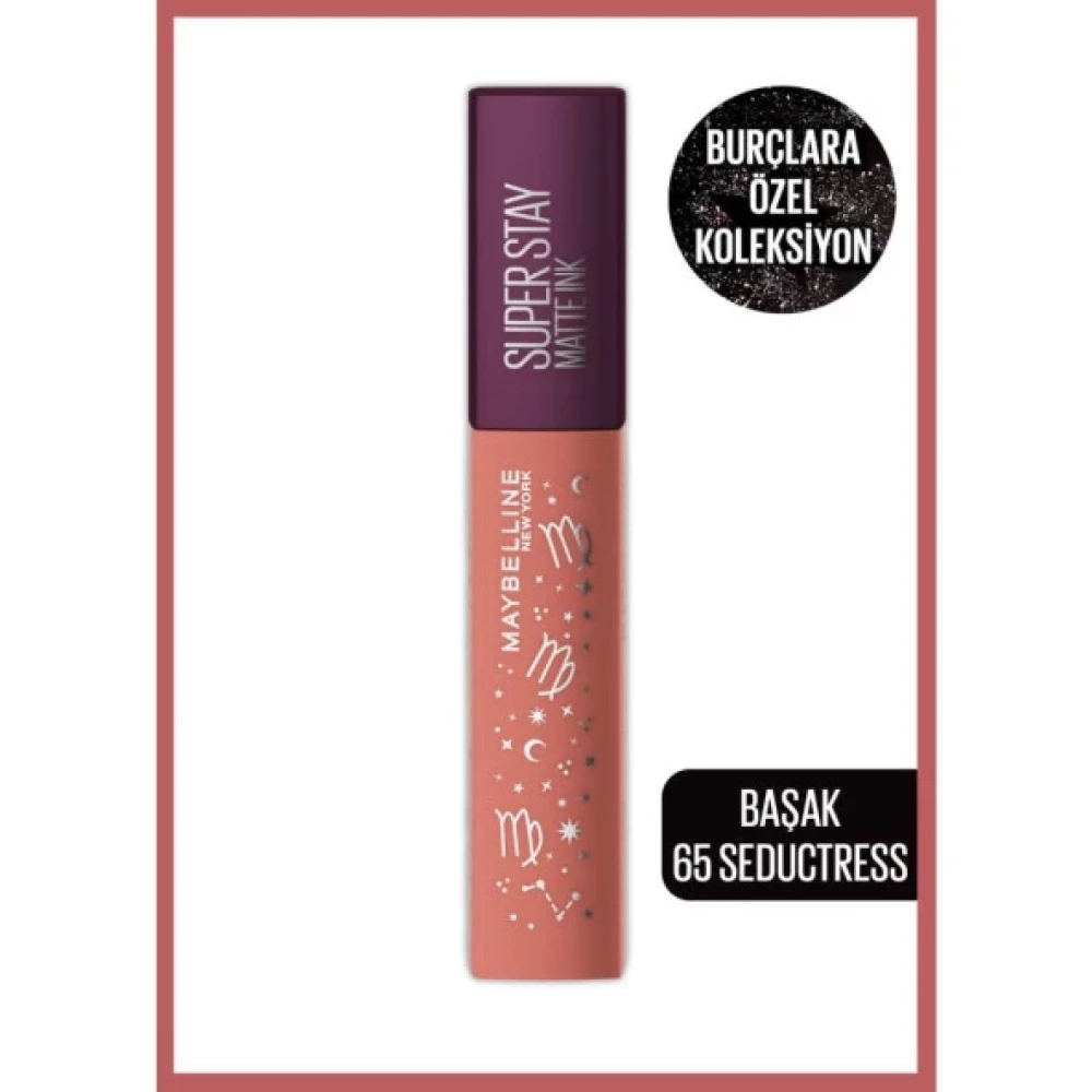 Maybelline New York Super Stay Matte Ink Zodiac Likit Mat Ruj- 65 Seductress (Başak) Rujlar & Dudak Parlatıcıları Fiyatı