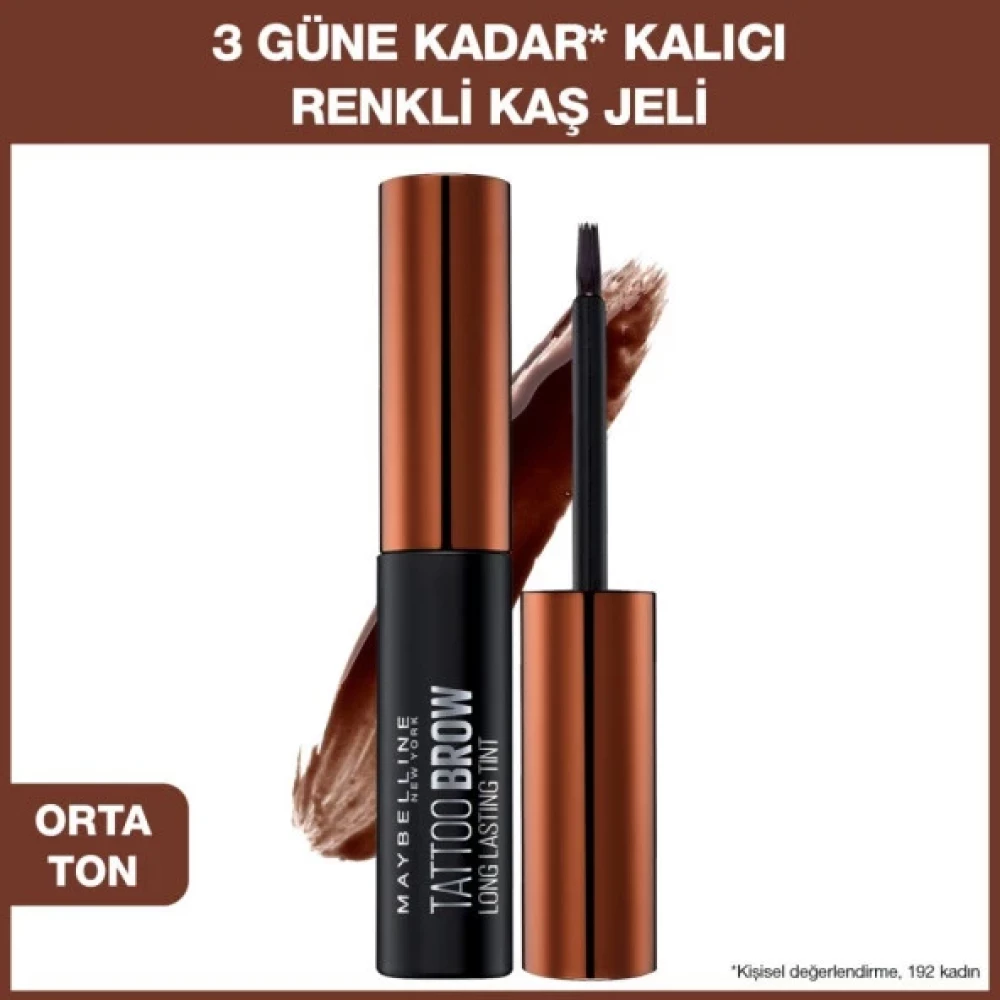Maybelline New York Tattoo Brow Gecici Kas Dovmesi - Orta Ton Kaş Makyajı Fiyatı