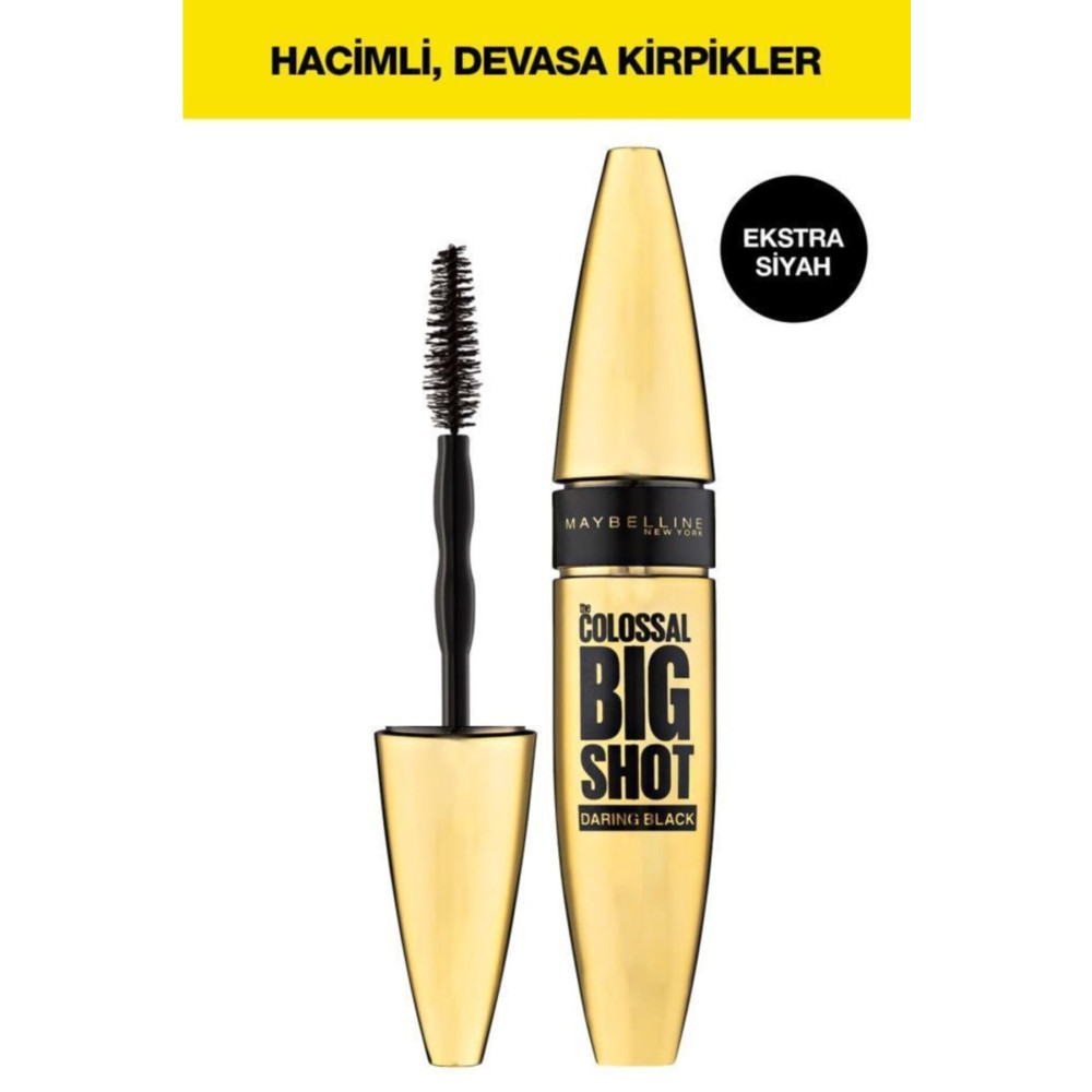 Maybelline New York The Colossal Big Shot Daring Black Maskara Ekstra Siyah Rimeller / Maskaralar Fiyatı