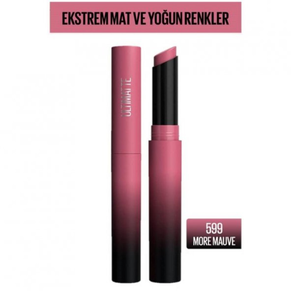 Maybelline Sensational Ultimatte Mat Ruj 599 More Mauve Pembe Rujlar & Dudak Parlatıcıları Fiyatı