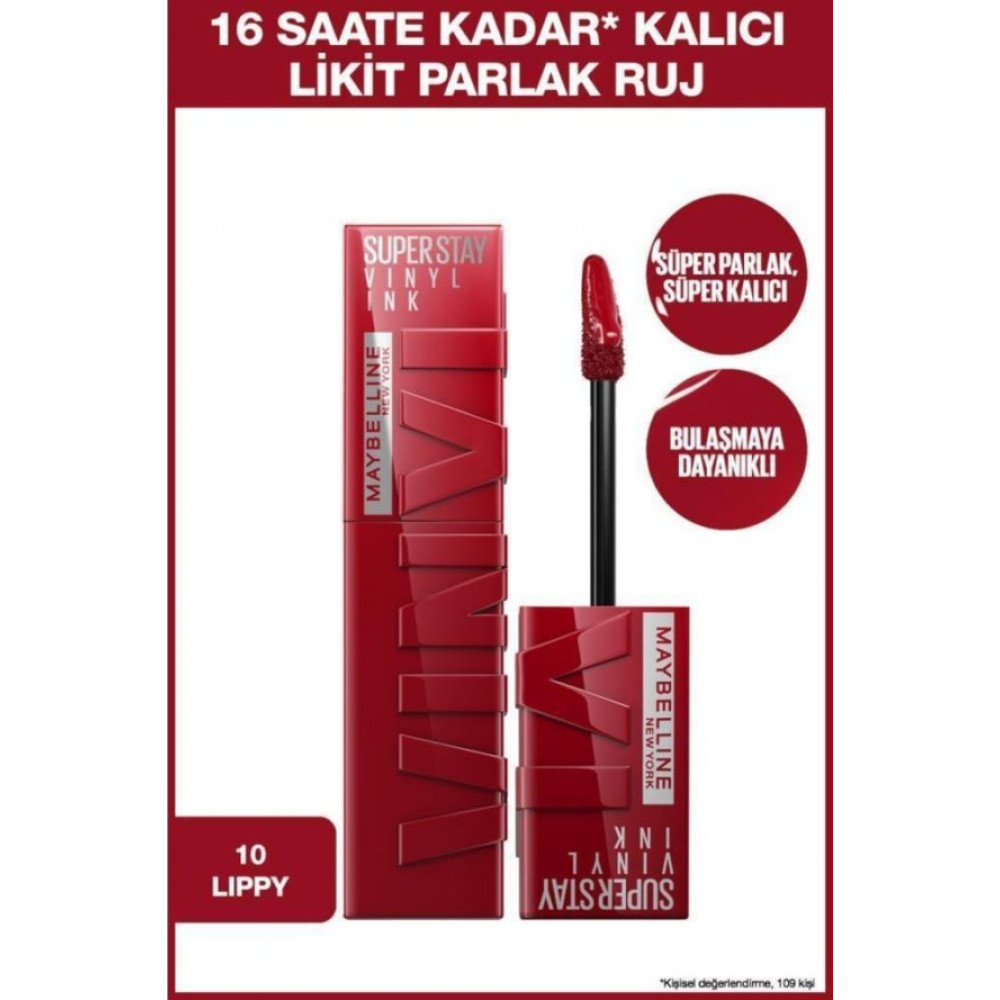 Maybellıne Superstay Vınyl Ink Ruj 10 Lıppy Rujlar & Dudak Parlatıcıları Fiyatı