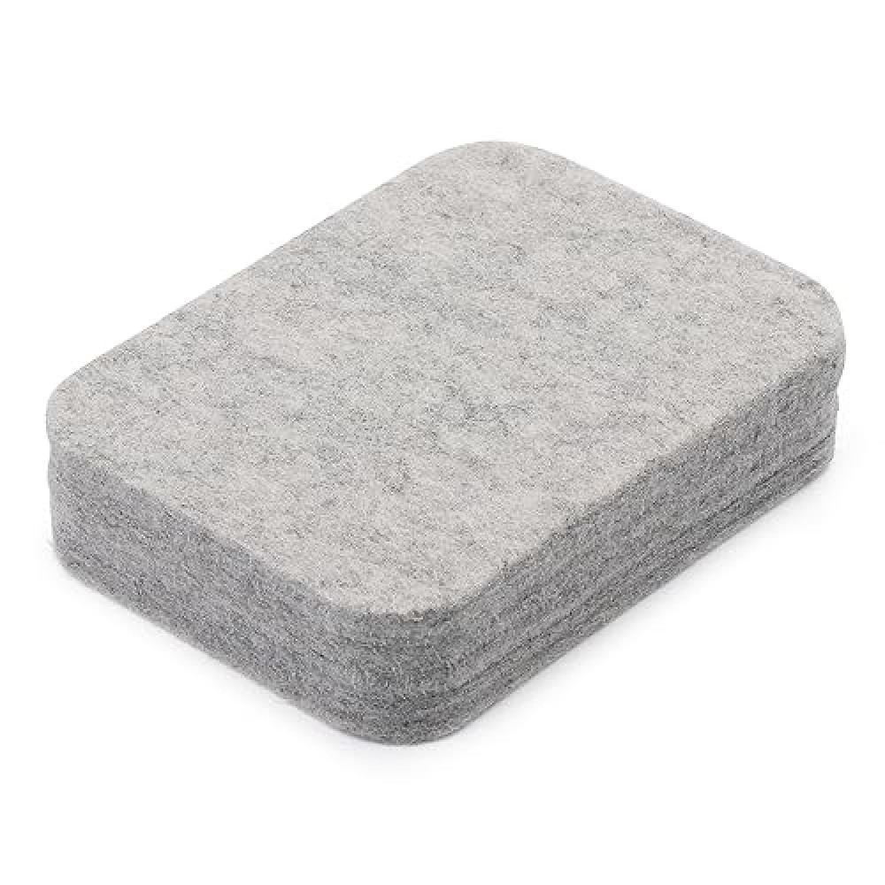 Mayboos Needle Felting Pad - Grey Sponge 4.52"x3.34" Natural Wool Mat for Felting - Supplies for Any Wool Making