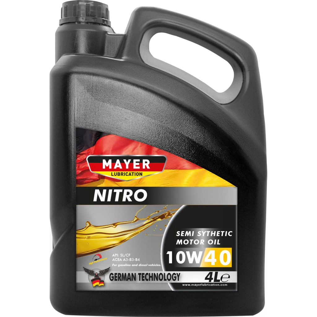 Mayer Nitro Semi Synthetic 10W-40 4 Litre Motor Yağı ( Üretim Yılı: 2023 ) Motor Yağı Fiyatı