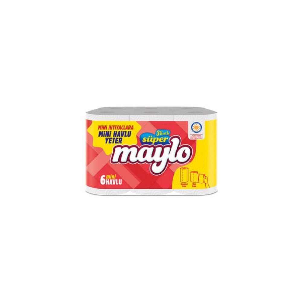 Maylo Mini Havlu 3 Katlı 6'lı Peçete Fiyatı