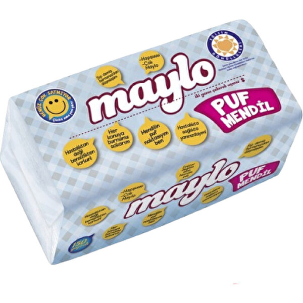 Maylo Puf Mendil 150 Yaprak x 3'lü Peçete Fiyatı