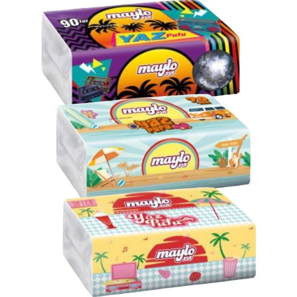Maylo Puf Mendil 150'li Yaz Serisi Tek Paket - Beyaz Kağıt Mendil Fiyatı