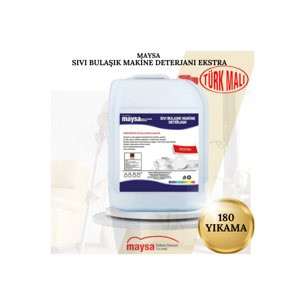 Maysa Ev Tipi Sıvı Bulaşık Makine Deterjanı 180 Yıkama Ekstra 4 Lt. Bulaşık Yıkama Fiyatı