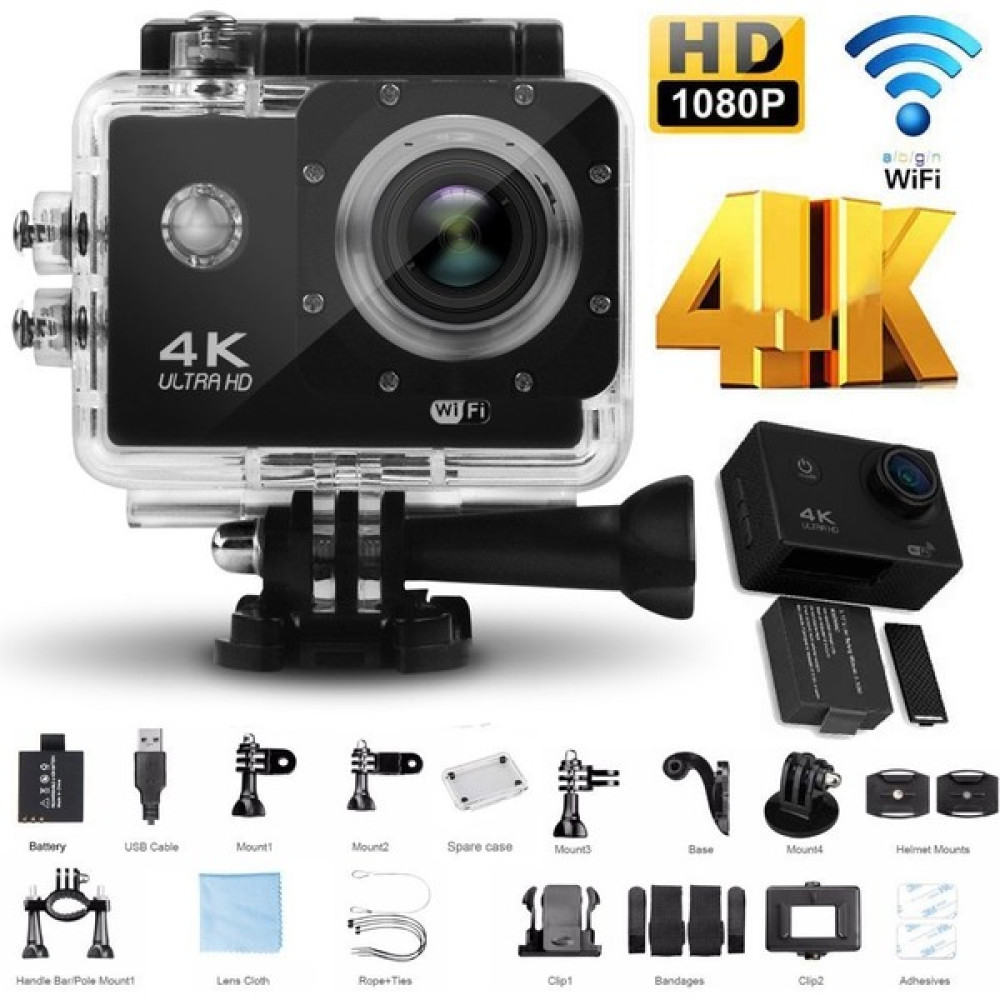 Maysa45 Angeleye KS-503 4K Ultra Hd 170 Derece Wifi Aksiyon Kamera Aksiyon Kameralar Fiyatı