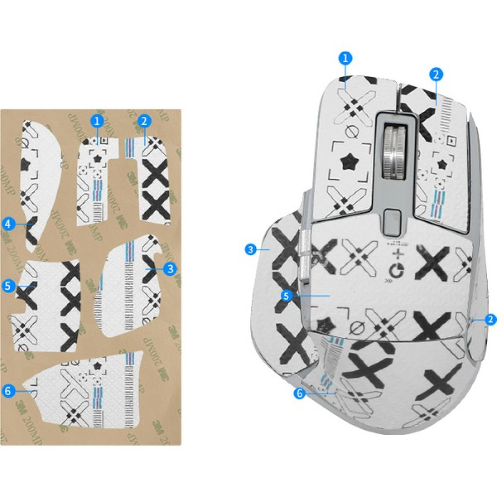 Mayvoo Repalcement Fare Kaymaz Kaymaz Bant, Logitech Mx Master 3 3 S Oyun Faresi Için Sapları Çıkartmalar (Yurt Dışından) - Beyaz Mouse Pad Fiyatı