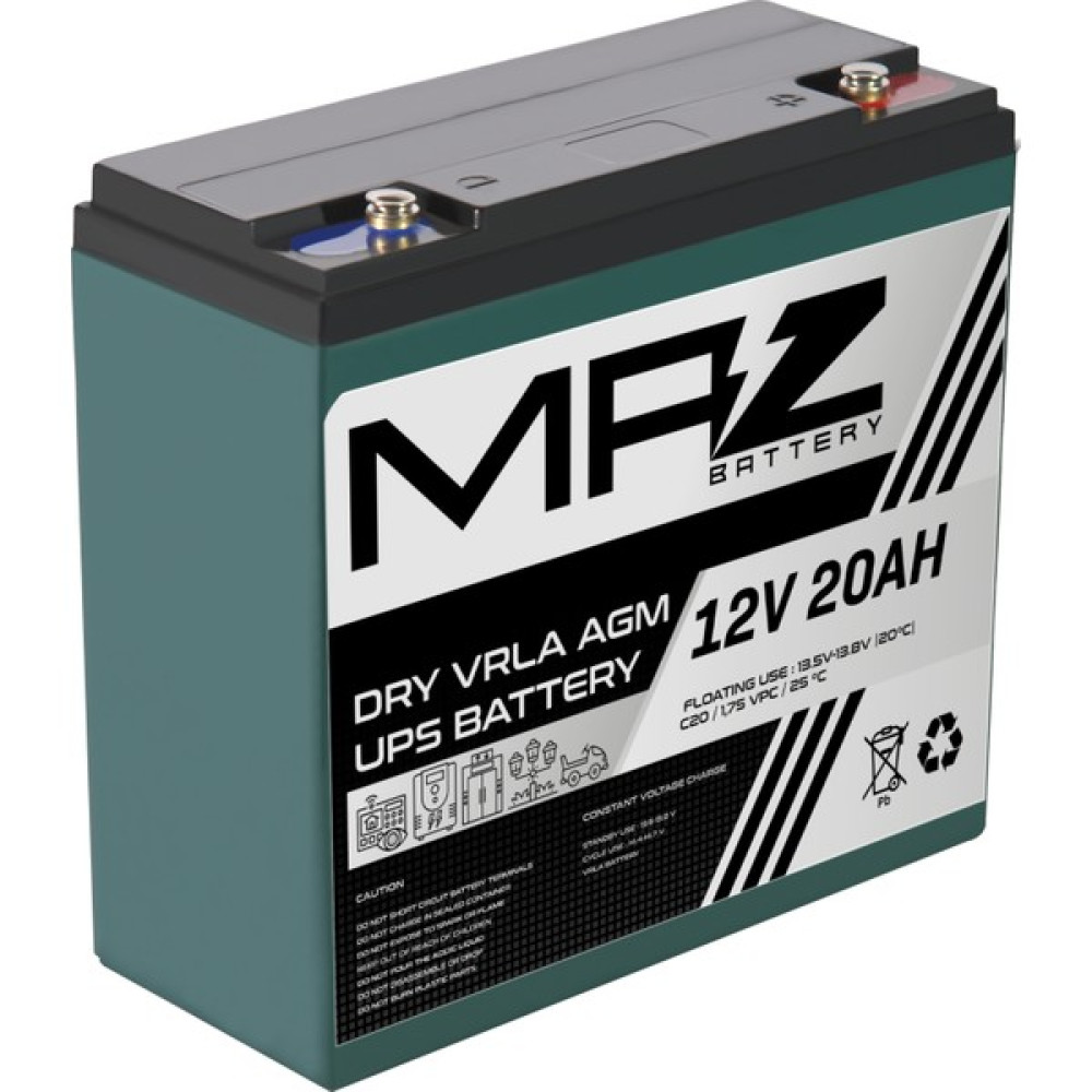 Maz Akü 12 Volt 20 Amper (Ah) Kuru Agm Vrla Akü (Yeni Üretim) Akü Fiyatı