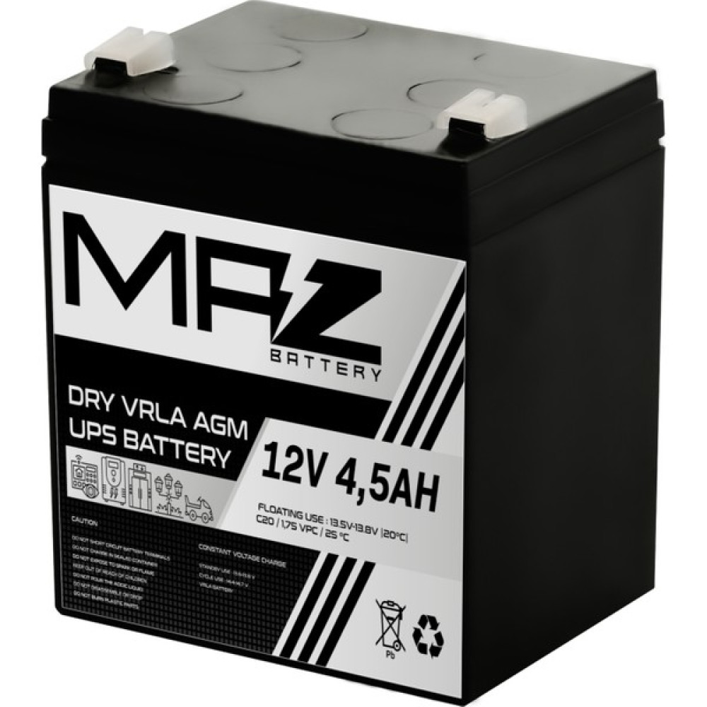 Maz Akü 12 Volt 4.5 Amper (Ah) Kuru Agm Vrla Akü Akü Fiyatı