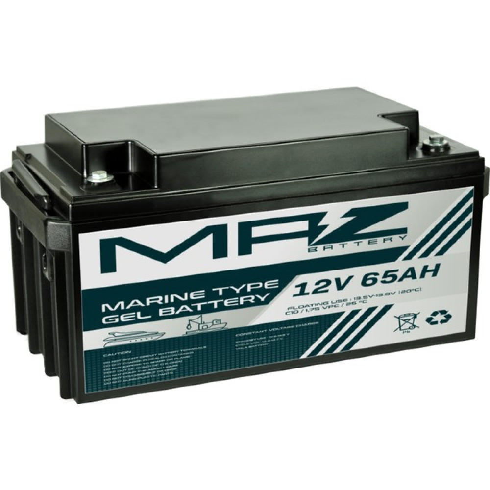 Maz Akü 12 Volt 65 Amper (Ah) Marine Jel Akü (Yeni Üretim) Akü Fiyatı