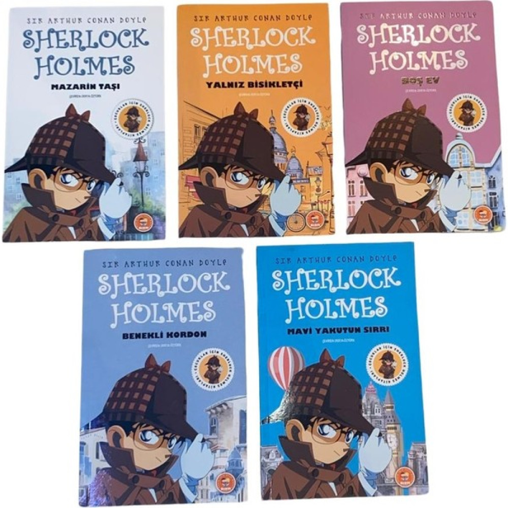 Mazarin Taşı - Boş Ev - Benekli Kordon - Yalnız Bisikletçi - Mavi Yakutun Sırrı 5 Kitap - Sherlock Holmes Bisikletler Fiyatı