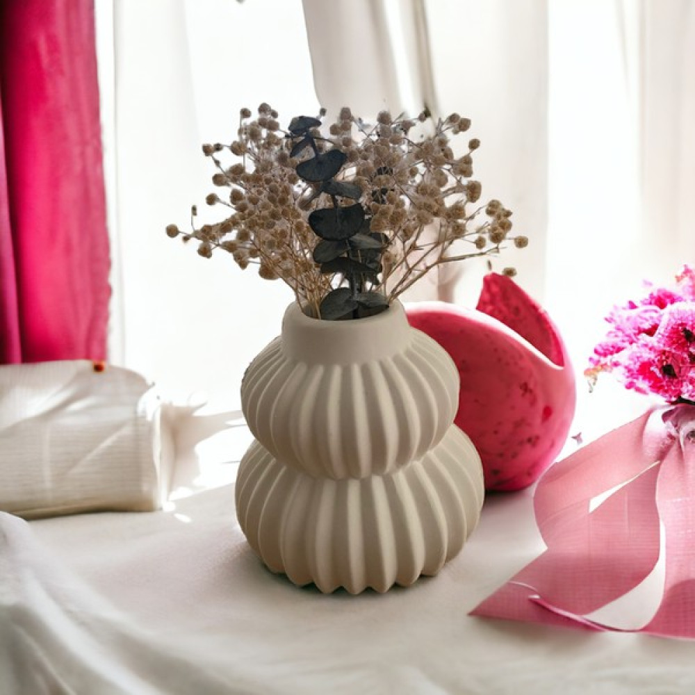 Mazze Home Retro Vazo - Beyaz Vazo Fiyatı