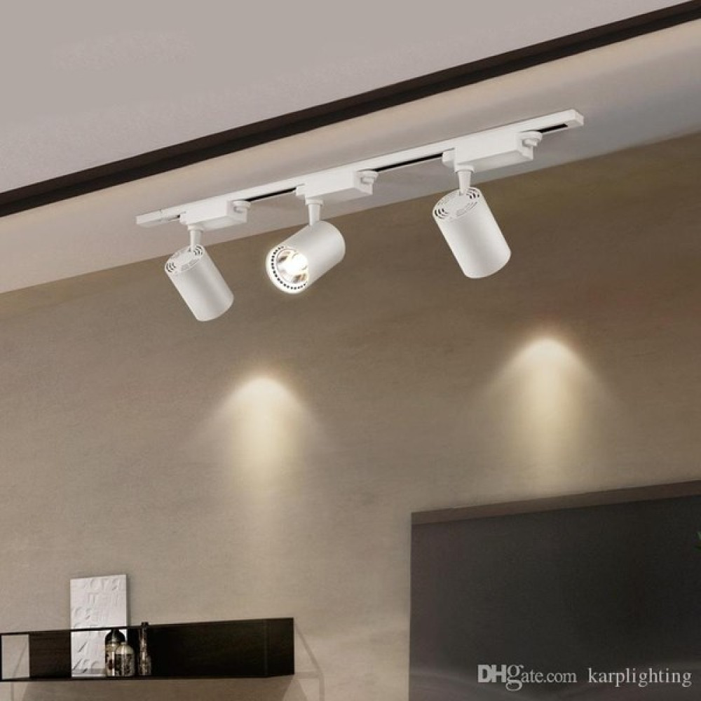 MB 6 Adet 30W LED Ray Spot Vitrin Armatürü 2 Metre Raylı Spot Lamba - Siyah Spot Fiyatı