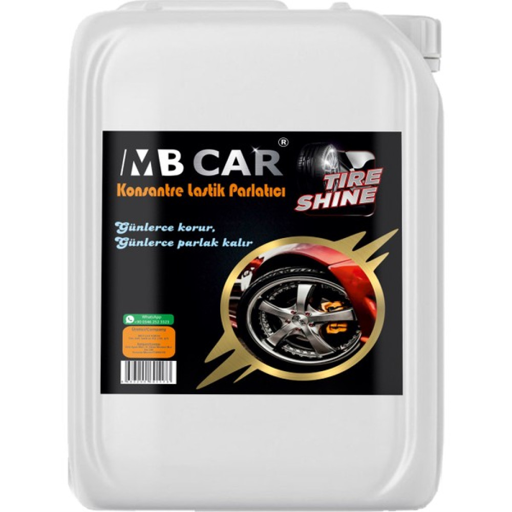 MB Car Konsantre Lastik Parlatıcı 5 Lt Oto Boyaları Fiyatı