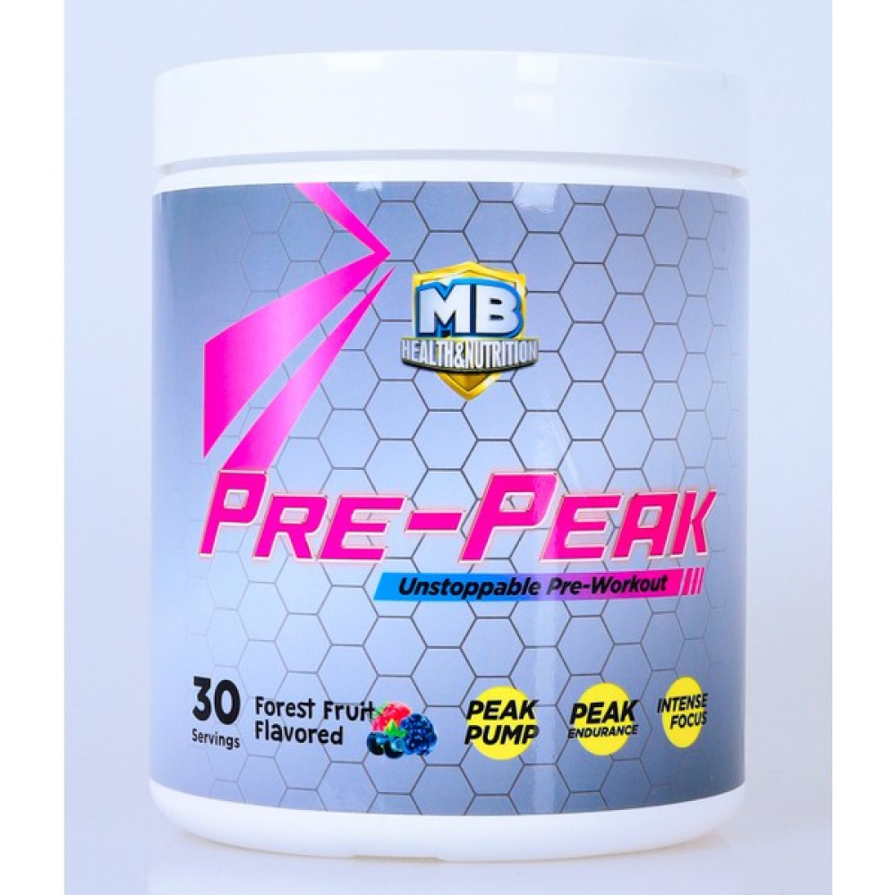 Mb Health&Nutrition Pre-Peak 630gr Unstoppable Pre-Workout - Orman Meyveleri Amino Asit Fiyatı