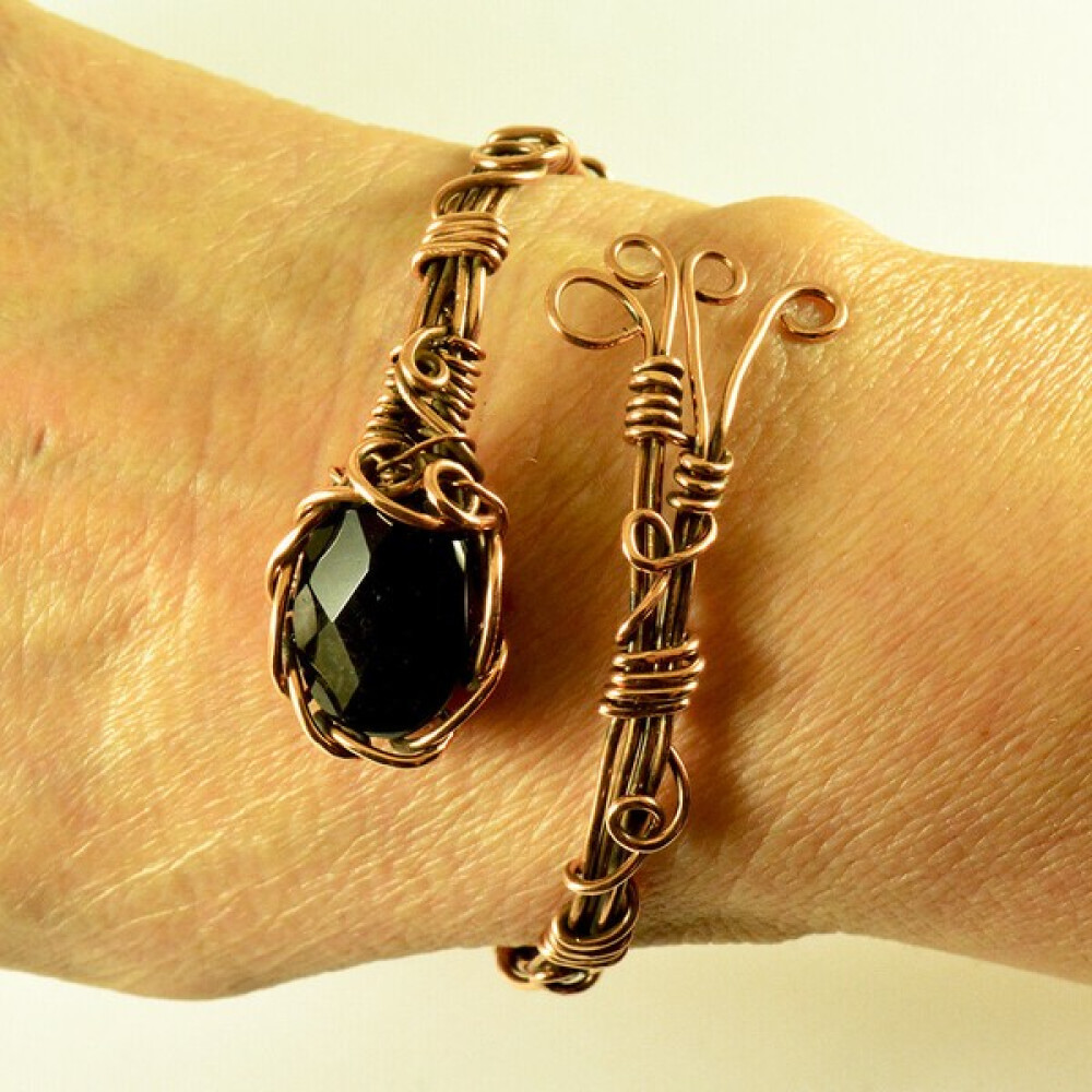Mba Handmade Jewelery Oniks Kristali El Yapımı Otantik Bakır Bilezik Bijuteri Bilezik Fiyatı