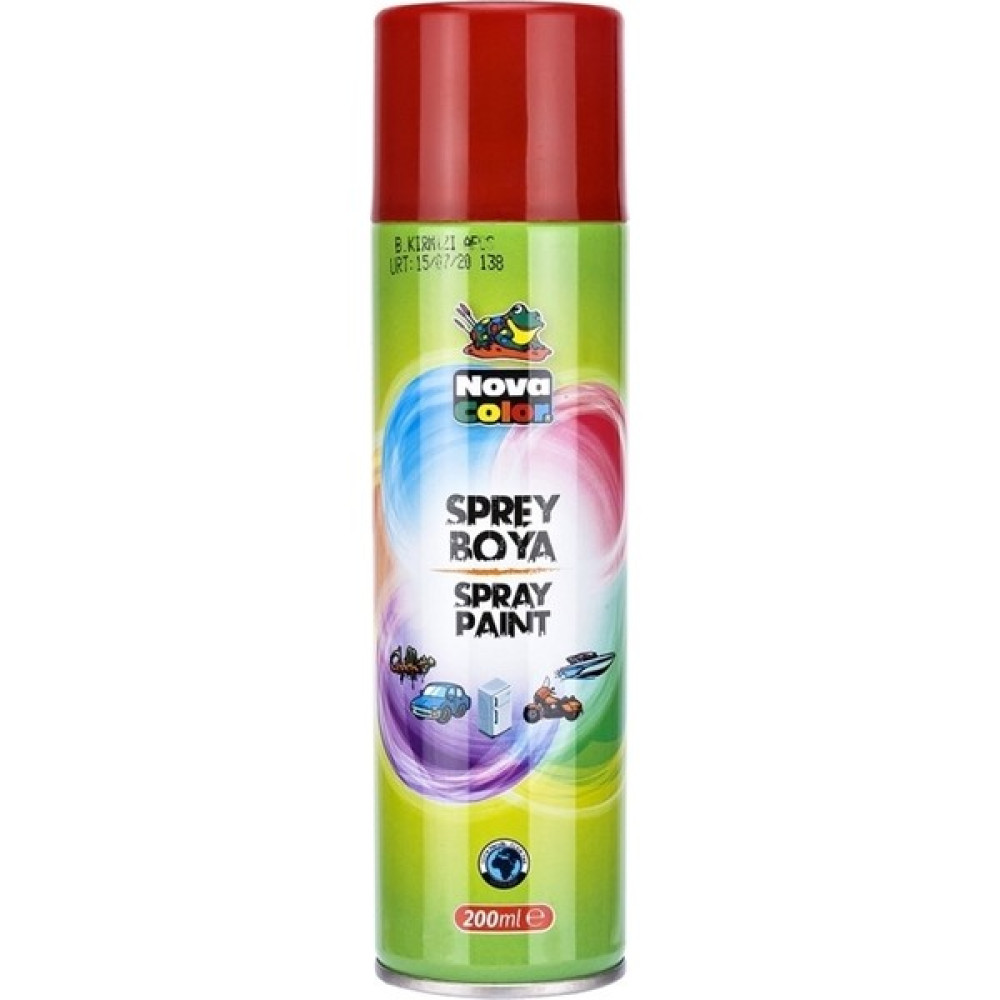 MBB Ticaret Nova Color Sprey Boya 200 ml Kırmızı Oto Boyaları Fiyatı