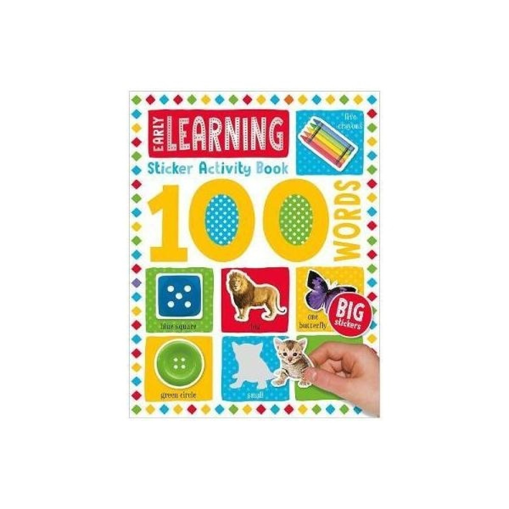 Mbı - 100 Words Early Learning Sticker Activity Book - Make Believe Ideas Okul Öncesi Eğitici & Öğretici Kitaplar Fiyatı