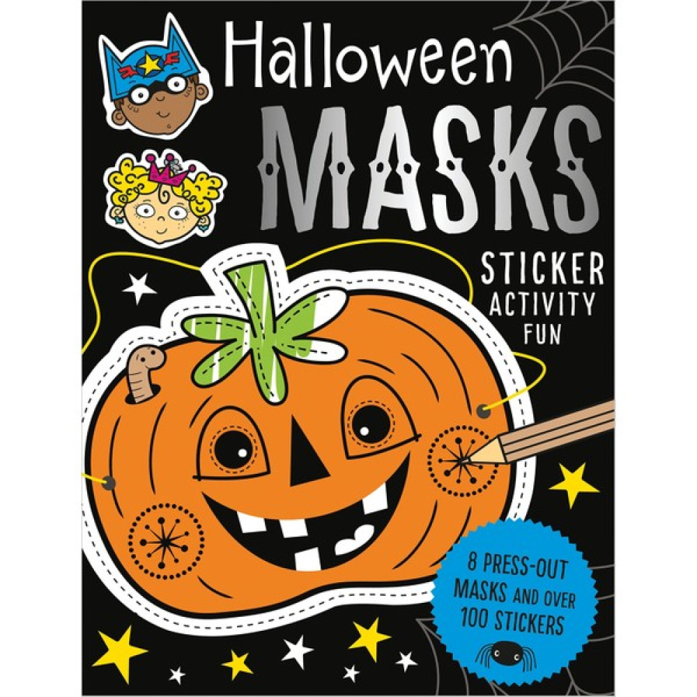 Mbı - Halloween Masks Sticker Activity Fun - Make Believe Ideas Okul Öncesi Eğitici & Öğretici Kitaplar Fiyatı