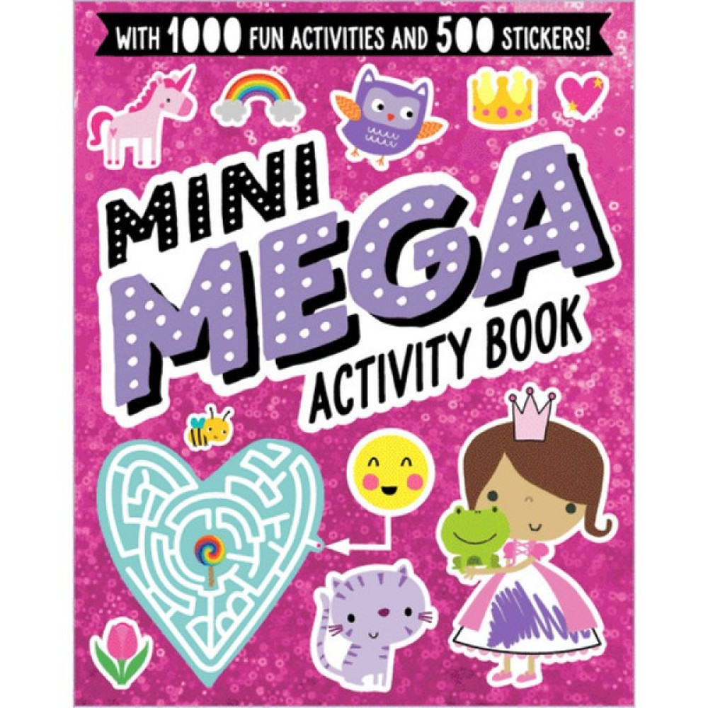 Mbı - Sticker Activity Book Mini Mega – Pink - Make Believe Ideas Okul Öncesi Eğitici & Öğretici Kitaplar Fiyatı