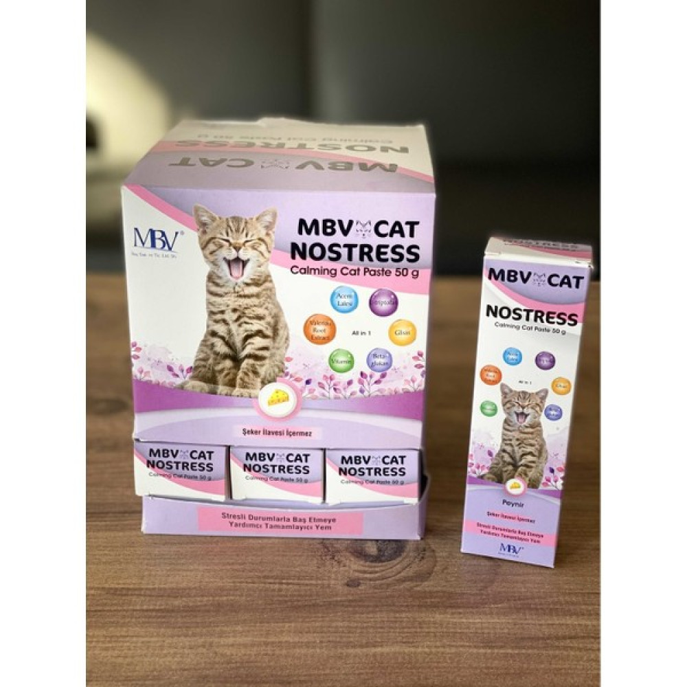 Mbv Cat Nostress Calming Kediler Için Stres Önleyici Malt Paste 50 gr - 1 Evcil Hayvan Ürünleri Fiyatı