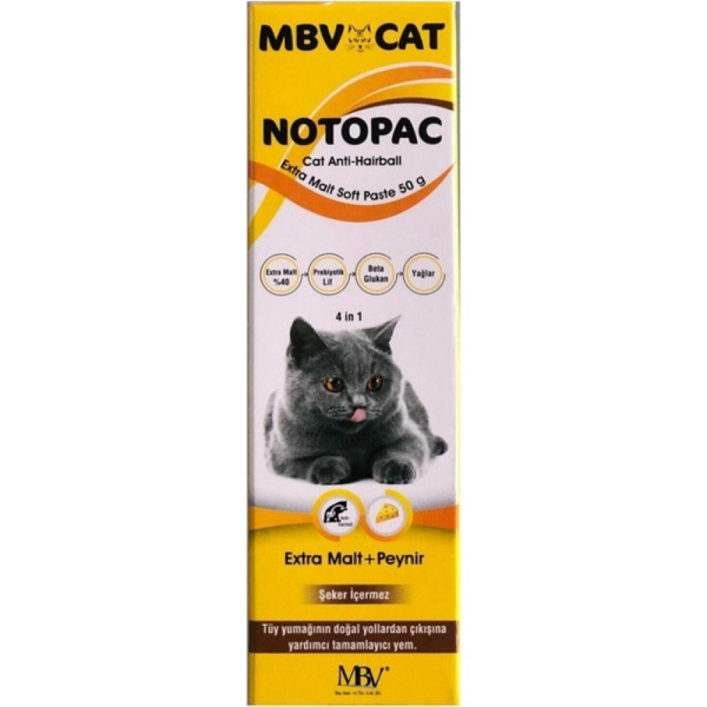 Mbv Cat Notopac Paste Kedi Tüy Yumağı Önleyici Macun 50 gr Evcil Hayvan Ürünleri Fiyatı