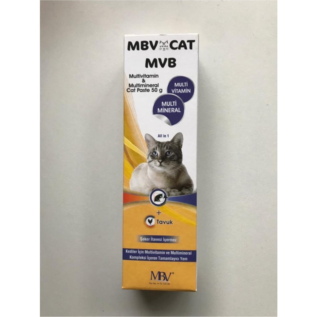 Mbv Ilaç Mbv Mvb Cat Paste Kedi Vitamin Macunu 50 gr Tüy Dökümünü Önleyici Tavuk Lezzetinde Multivitamin Evcil Hayvan Ürünleri Fiyatı