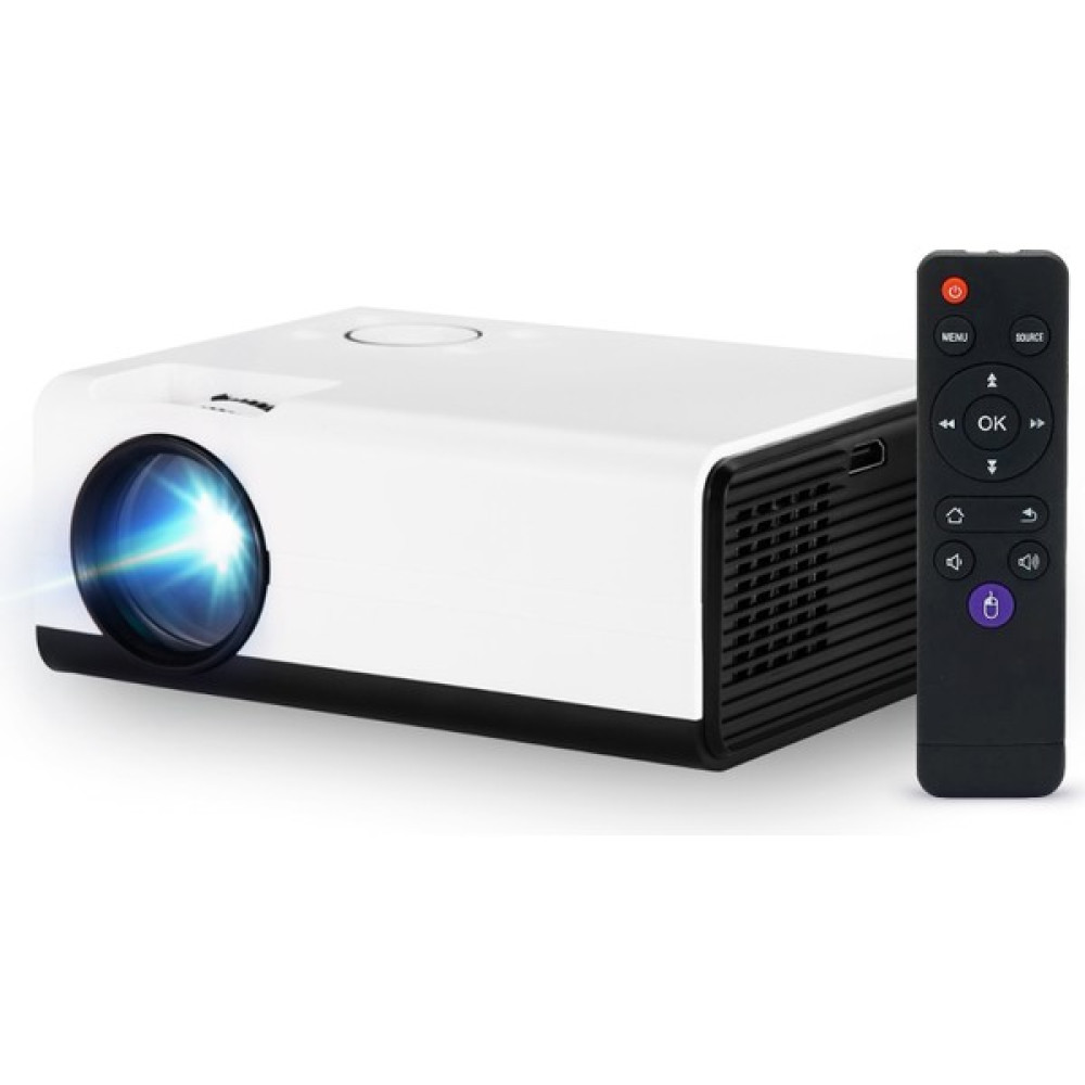 MBW 1080P Akıllı Projektör 2.4g Wifi 2200 Lümen Multimedya (Yurt Dışından) - Beyaz Projeksiyon Fiyatı