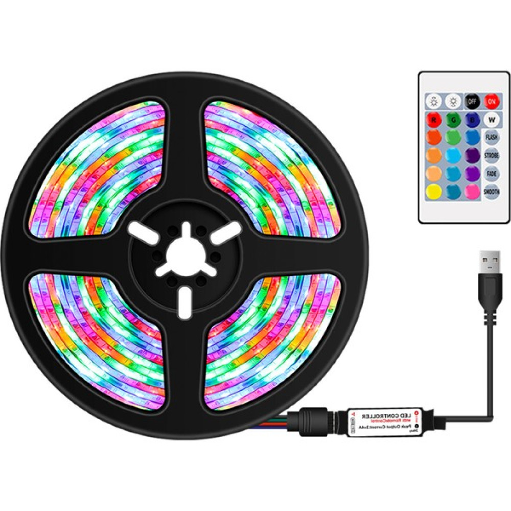 MBW 5m USBli Uzaktan Kumandalı LEDli Işık - Çok Renkli (Yurt Dışından) - RGB - 5 m Led Aydınlatmalar Fiyatı