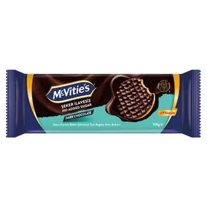 Mc Vities Bitter Çikolatalı Şeker İlavesiz Bisküvi 150 g Diğer Fiyatı