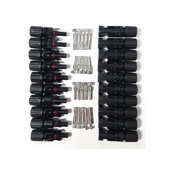 Mc4 State Konnektör Güneş - Solar Panel için 10 Lu Set - Siyah Diğer Fiyatı