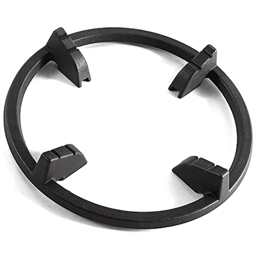 MCAMPAS Heavy Duty Cast Iron Wok Ring - Non Slip Burner Support for Round Bottom Wok Pans, Compatible with Samsung, LG, Whirlpool, GE, Frigidaire, KitchenAid Gas Stoves