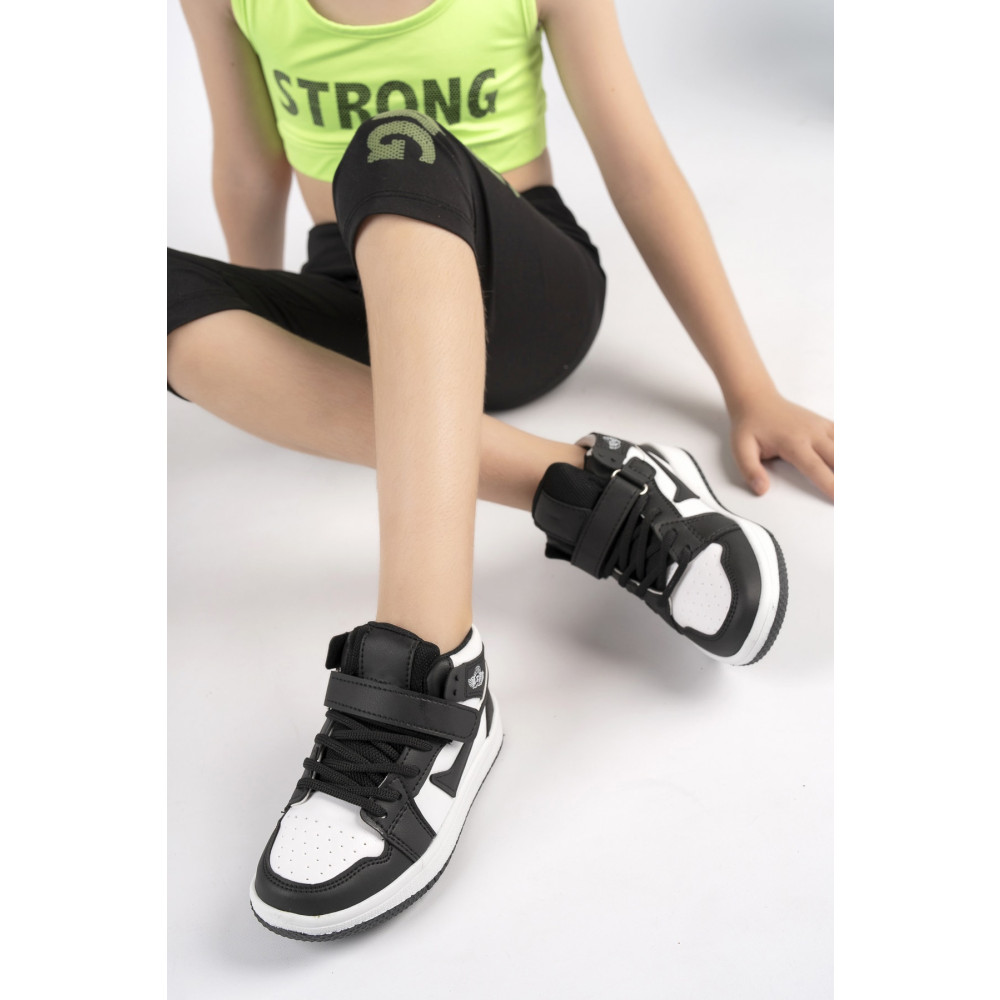 McDark Çocuk Beyaz Siyah Bilekli Sneakers 28 Beden Spor Ayakkabı Fiyatı