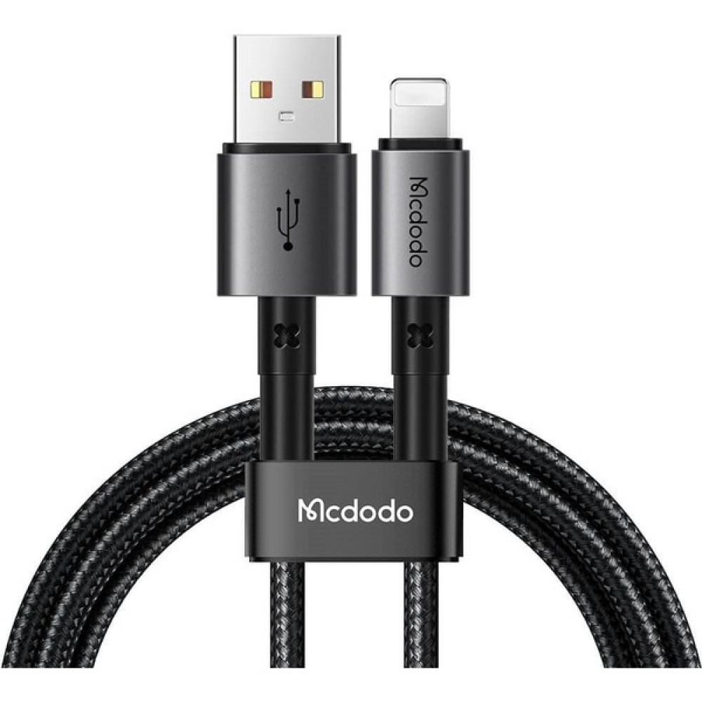 Mcdodo CA-3580 36W 3A Iphone Hızlı Şarj Data Aktarım Kablo 1.2m-Siyah Cep Telefonu Kablosu Fiyatı