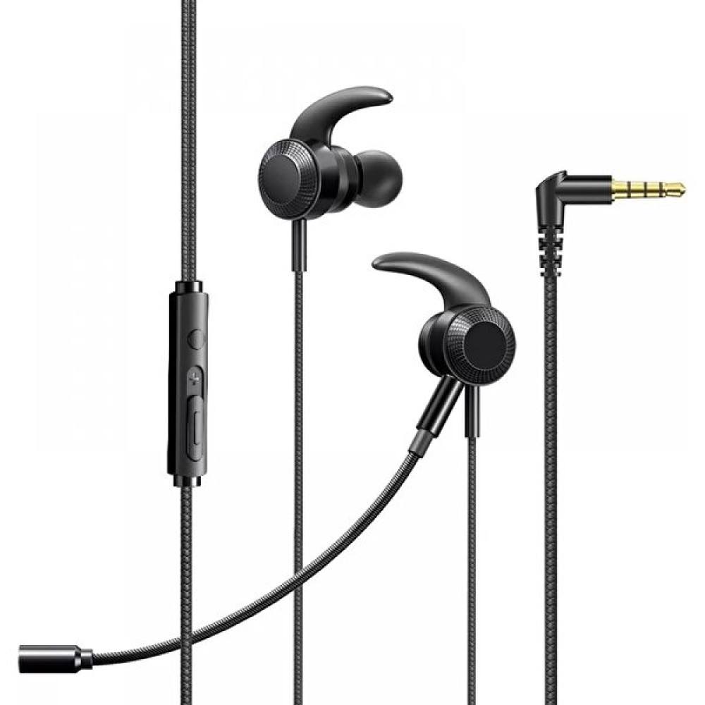 Mcdodo HP-1330 Ayrılabilir Mikrofonlu Dc3.5mm Jack Girişli Dijital Oyun Kulaklığı 1.2m-Siyah - Siyah Kulaklık Fiyatı
