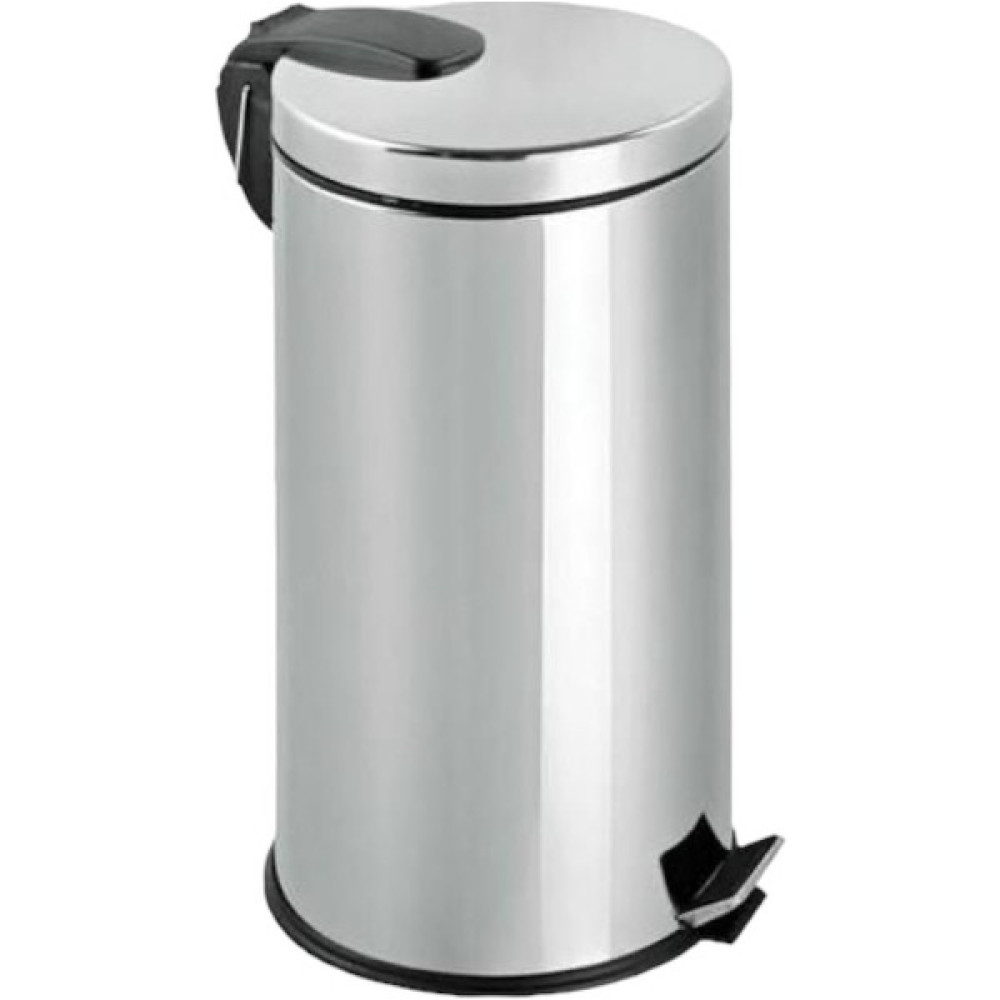 Mck Plus 40 Lt Metal Çöp Kovası Çöp Kutusu Pedallı Amortisörlü Kapak Krom (Paslanmaz) - Yeşil Ofis Çöp Kutusu Fiyatı