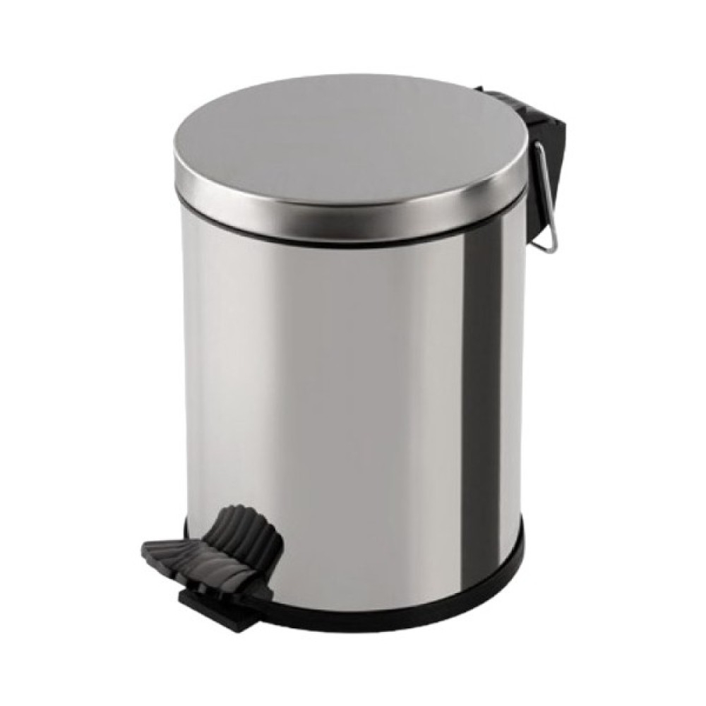 Mck Plus 8 Lt Metal Çöp Kovası Pedallı (Paslanmaz) - Gri Çöp Kovaları Fiyatı