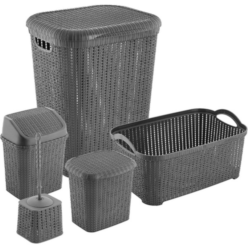 MCK Plus Banyo Düzenleyici Set Banyo Seti 5 Parça - Koyu Gri Oto Boyaları Fiyatı
