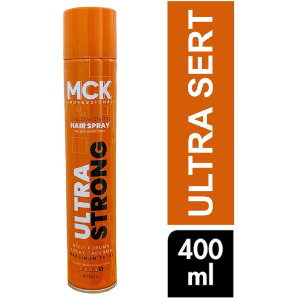 Mck Ultra Güçlü Sertleştirici Saç Spreyi 400 ml - 1 Siyah Saç Şekillendirici Sprey Fiyatı