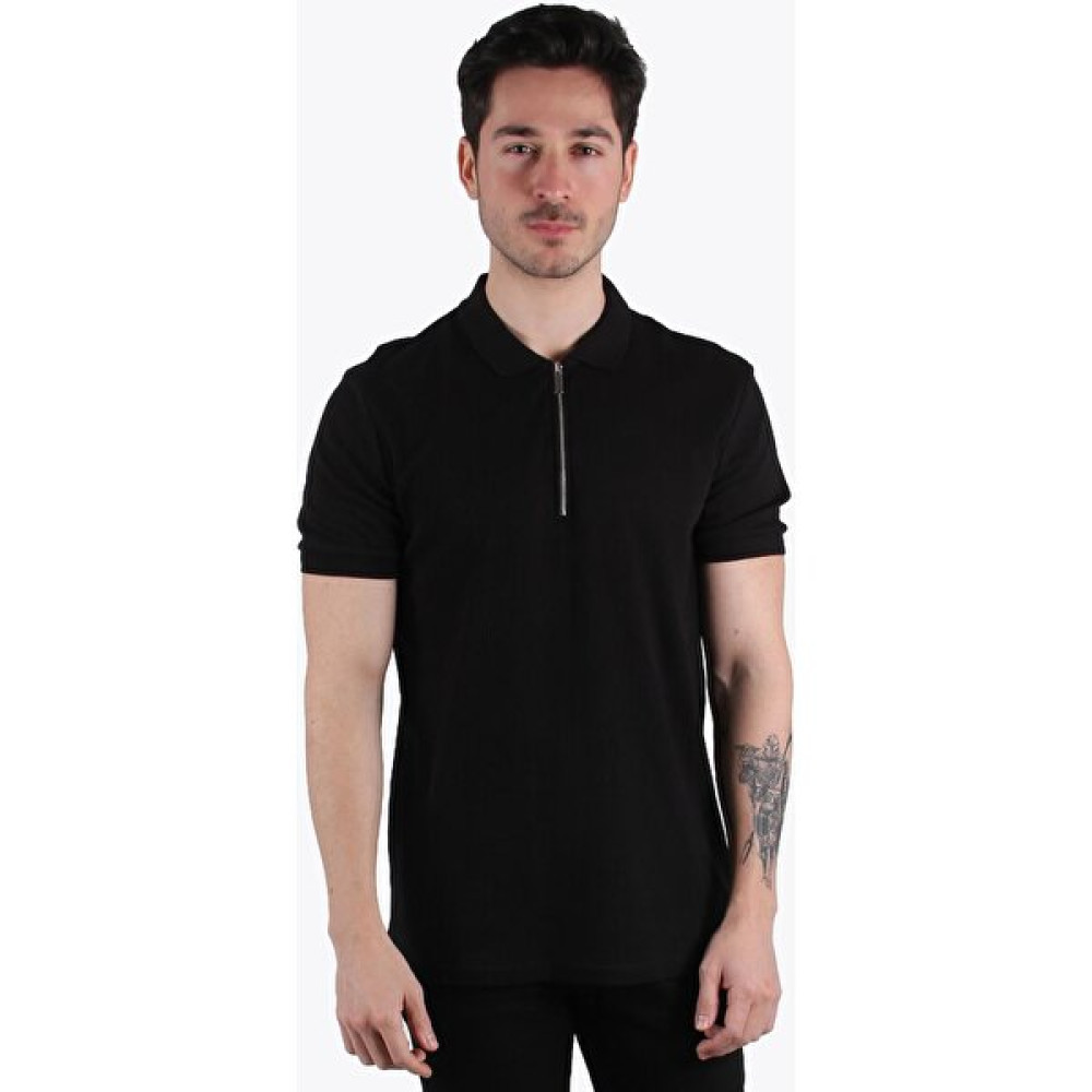 Mckanzie 2738 Iğne Çıkartmalı Interlok Fermuarlı T-Shirt Erkek T-shirt Fiyatı